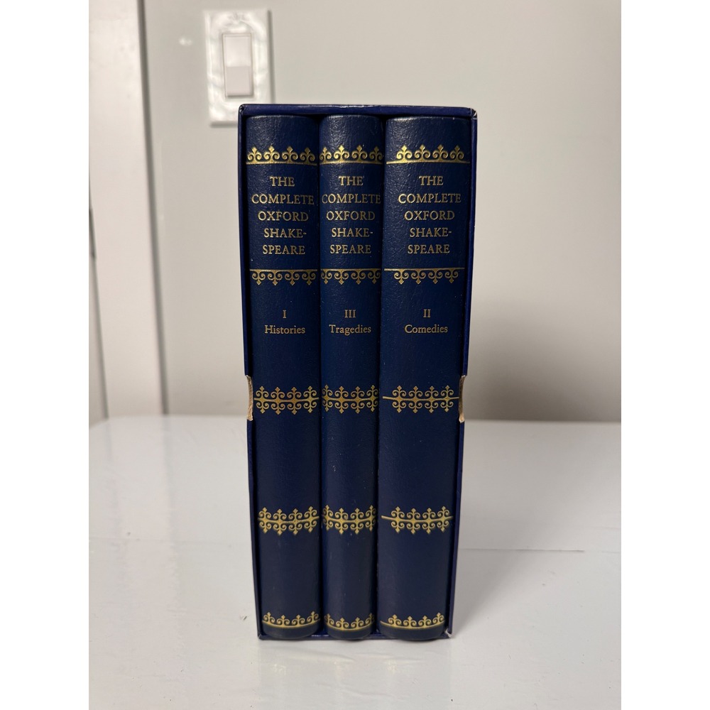 Complete Oxford Shakespeare 3 Volume Boxed Set BCA Wells Taylor
